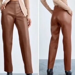 Babaton Faux Leather Pants 6